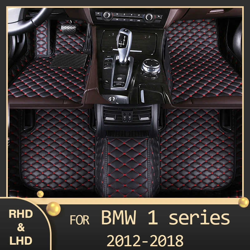 

MIDOON Car floor mats for BMW 1 series 116i M135i 125i 118i 115i 116i 120i M140i Hatchback（Four doors）2012-2018 Custom auto foot