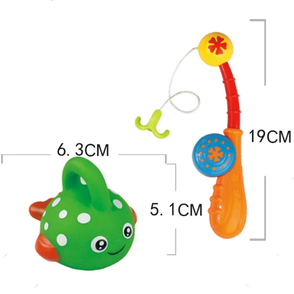 Bath Toys for Toddlers Colorful Floating Fishing Games with Fish and Fish Rod in Bathtub Pool Shower Kit Bath Time for Baby Chil