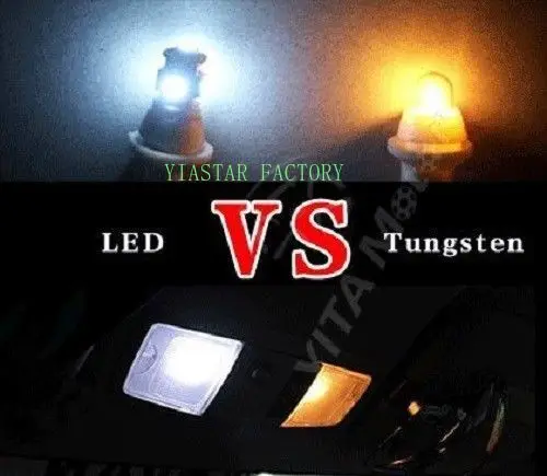 Yiastar 500 шт./лот canbus T10 8SMD 3528 1210 светодиодный Canbus НЕ OBC Error 194 168 W5W T10 светодиодный canbus интерьерные лампочки белого цвета