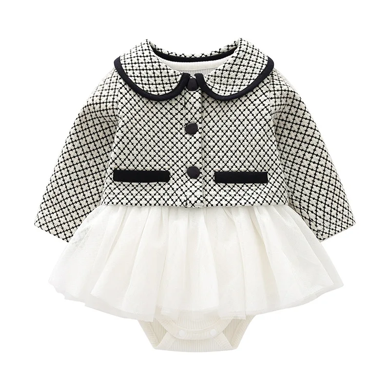 

Baby Girl Outfit Cute Tutu Dress Coat 2 Piece Sets Toddler Birthday Dress Suit Kawaii Baby Girl Clothes Set Infant Girl Fall