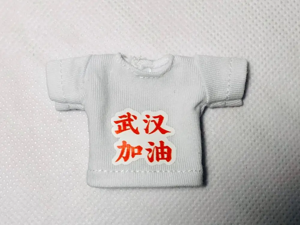 Ob11 baby clothes accessories ob11 short T-shirt 12 point BJD circle is China refueling, Wuhan refueling