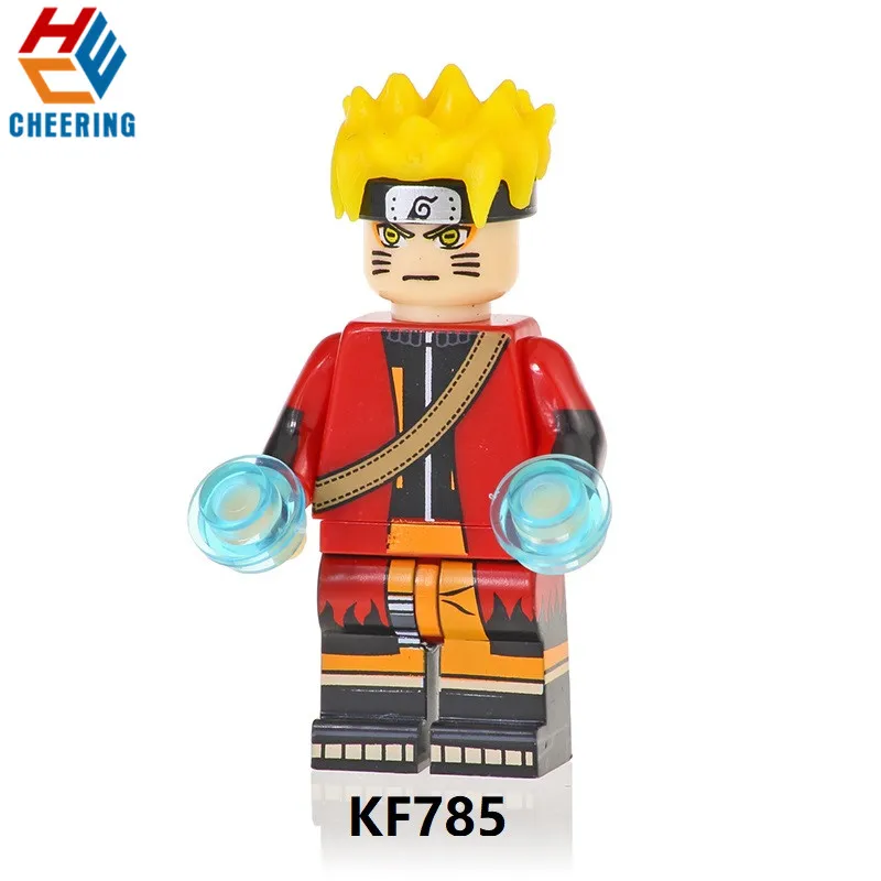 

Single Sale Building Blocks Uzumaki Naruto Uchiha Sasuke Uchiha Itachi Hatake Kakashi Action Figures Toys for Children KF785