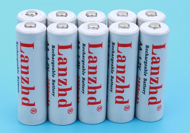 4-40 шт AA перезаряжаемые батареи AA 1,2 V литиевая батарея Pro AA 2580mAh 1,2 V Ni-MH для игрушка-фонарик Подогрев батареи 2A