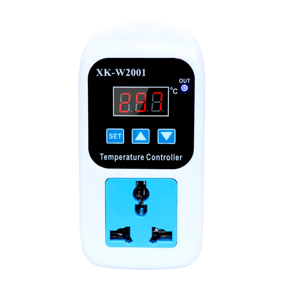Светодиодный термостат переключатель с зондом цифровой Температура разъём контроллера 110 V-220 V 1500W для рептилий пивоварения от-50 до 110C