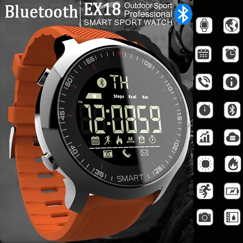 Z1 Sport Smart Uhr Männer Bluetooth Musik Informationen Push Herz Rate Höhe Druck Messung Anruf Erinnerung Smartwatch