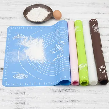 

Non-Stick Silicone Baking Mat Pad Sheet Baking pastry tools Rolling Dough Mat Large Size for Cake Cookie Macaron