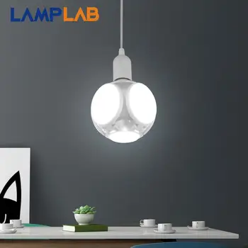 

Super Bright LED Football Light Bulb E27 Foldable Lamp AC 220V 240V 40W Lighting Garage Warehouse Workshop Home Energy Saving