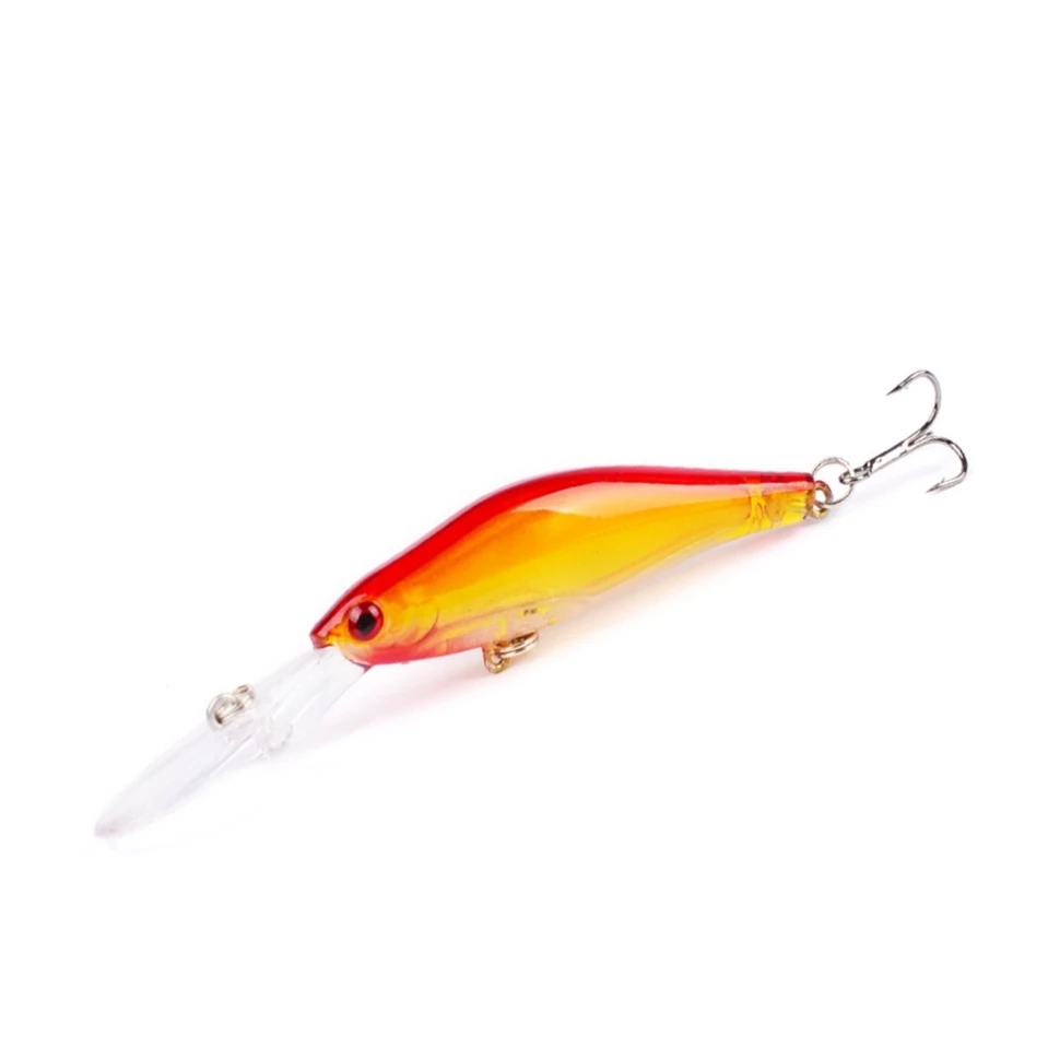 1PCS Laser Minnow Fishing Lures 9.7cm 6.9g Artificial Hard Baits