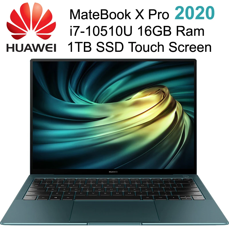 Элитный высококачественный ноутбук HUAWEI MateBook X Pro 2021 с i7 1165G7 графикой iRIS Xe 16 Гб ОЗУ 1