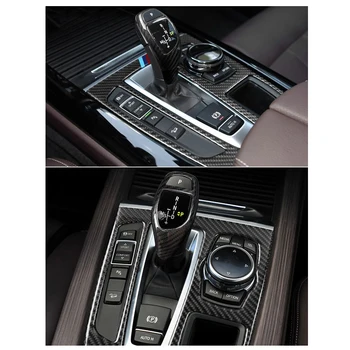 

Carbon Fiber Stickers Cover Trim Strip For Car Control Gear Shift Panel Stickers For Bmw X5 X6 2014- F15 F16
