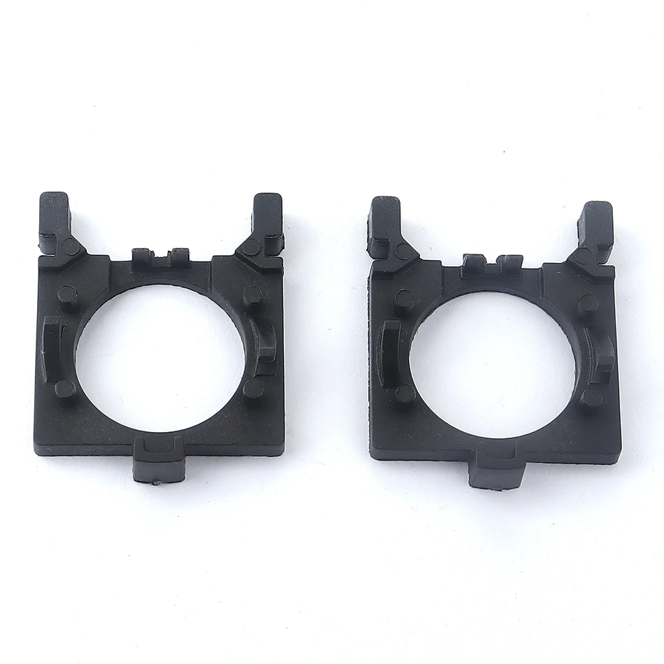 Headlight Holder Led Lamp Bulb Base Light Holder Lamp Holder Light Bulb Socket Socket Connector Plug Adapter 2PCS H7 Headlight LED Adapter Base For Fox Motors High Beam H7 Bulb Holder For Ford Focus Fiesta Mondeo Low Beam Light
