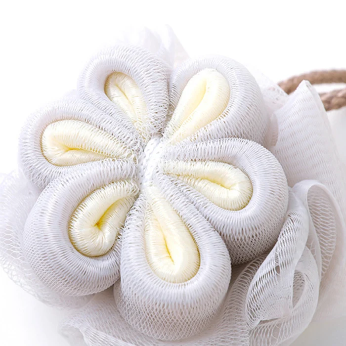 Горячая длинная спинка скруббер полотенце для ванной Loofahs душ Губка Сетка мяч набор для отшелушивания LSK99