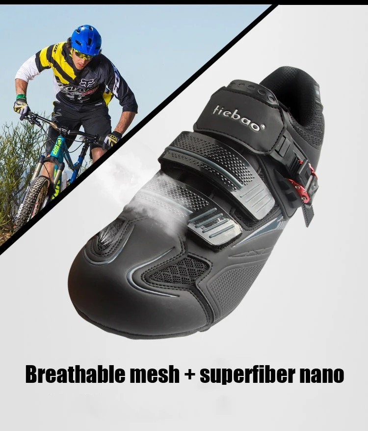 Tiebao Cycling Shoes New Non-lock MTB Road Bicycle Shoes Men Women Ventilation Suitable For Cycling Walking Rubber Outsole Shoes