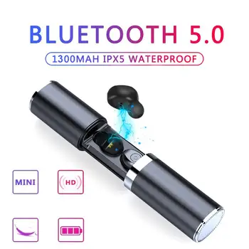 

HobbyLane F9 TWS Bluetooth 5.0 Wireless Earphone In Ear Earphones Handsfree Earphones Sport Earbuds for Phone with Mic d35