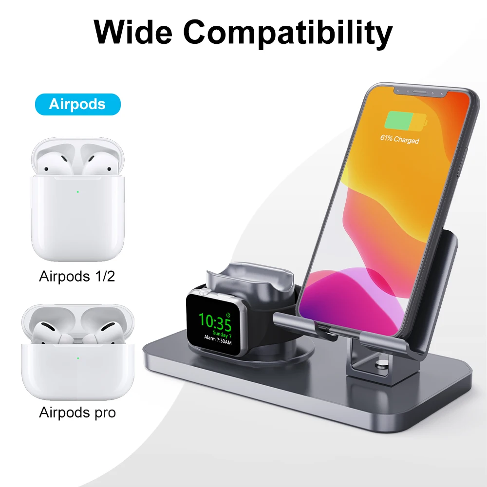 3 in 1 Charging Dock Holder For iPhone