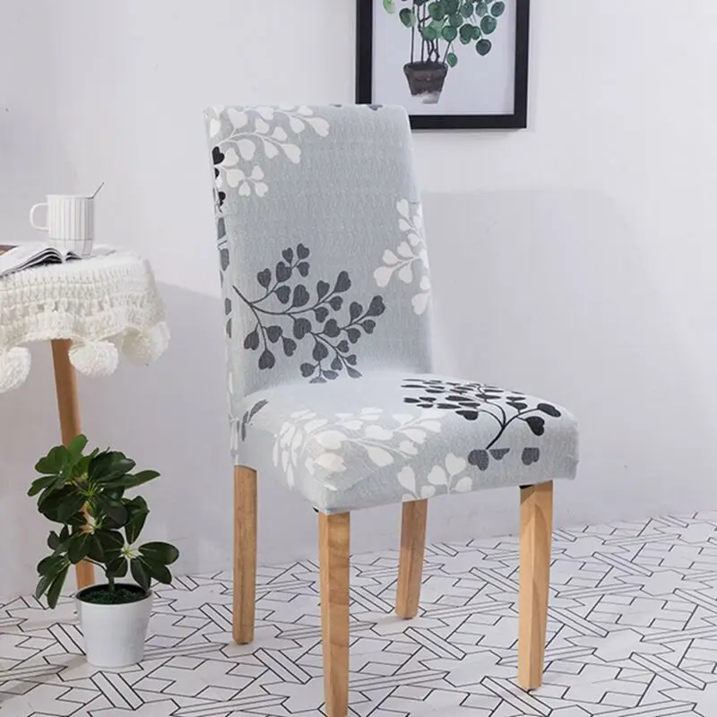 Flower Printing Removable Chair Cover Big Elastic Slipcover Modern