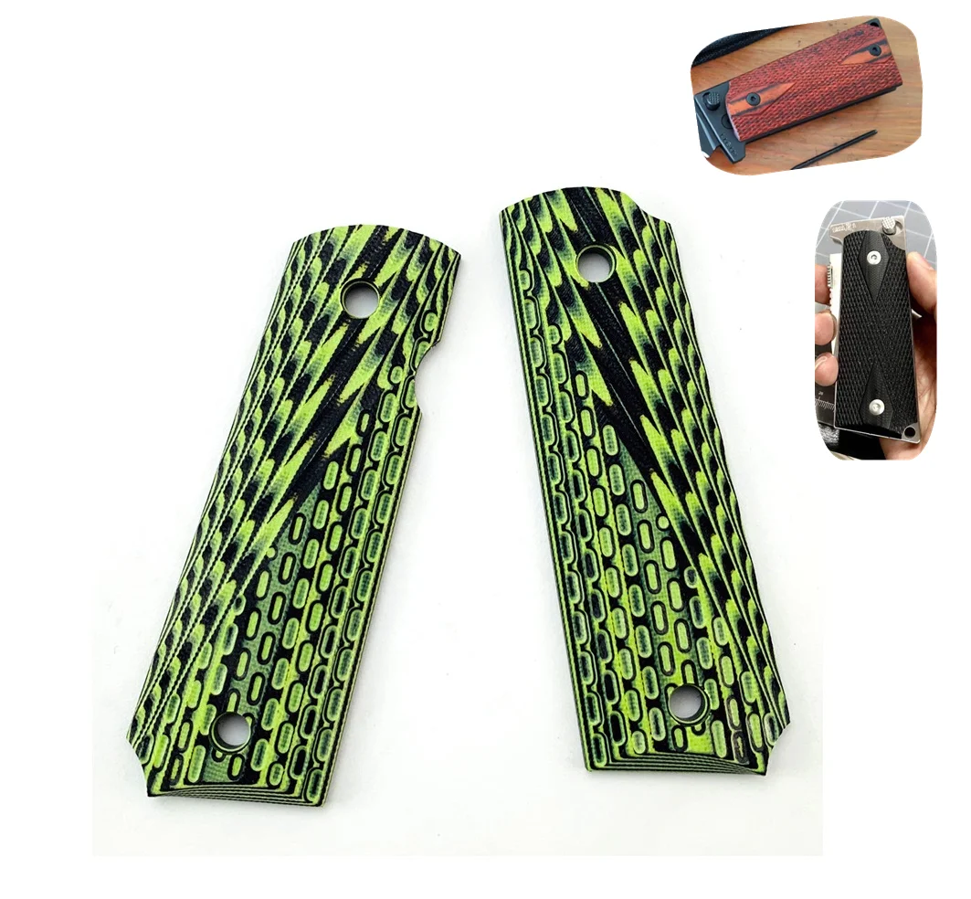 2X Professional G10 Patch Material DIY Handles scales slab blanks For 1911 Grips 2X Professional G10 Patch Material DIY Handles scales slab blanks For 1911 Grips