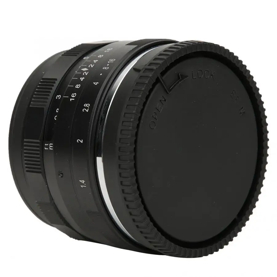 Meike 35 мм F1.4APS-C Фокус объектив портрет Большая диафрагма для Canon EOS-M EF-M Крепление объектива камеры