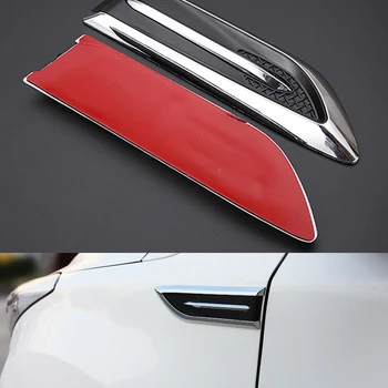 

2 pcs / set ABS Chrome Finish Badge Decoration Sport for Audi A-series C-series S-series SQ-series RS-series Q3 Q5 SQ5 Q7