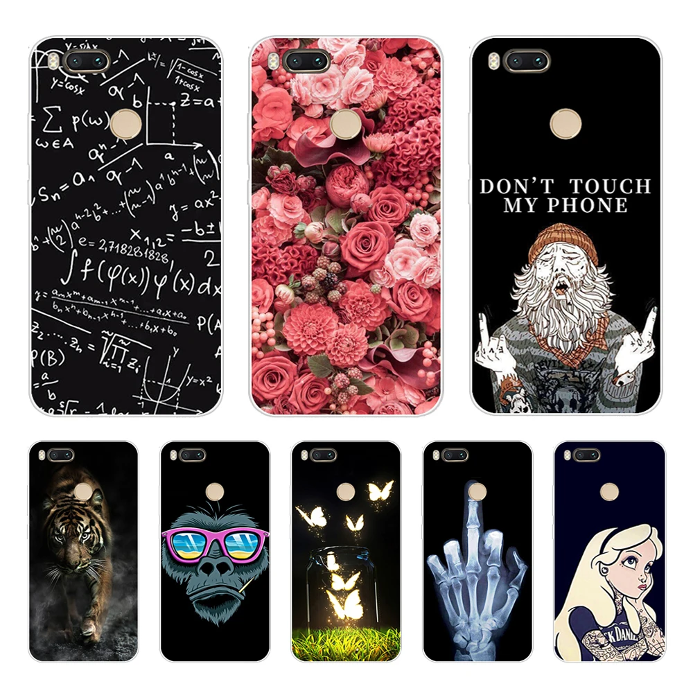 

5.5'' Case For Xiaomi Mi A1 MiA1 Case Silicone Cases For Fundas Xiaomi Mi 5X Mi5X Case Cover Soft TPU Mi A 1 5 X X5 1A Fashion
