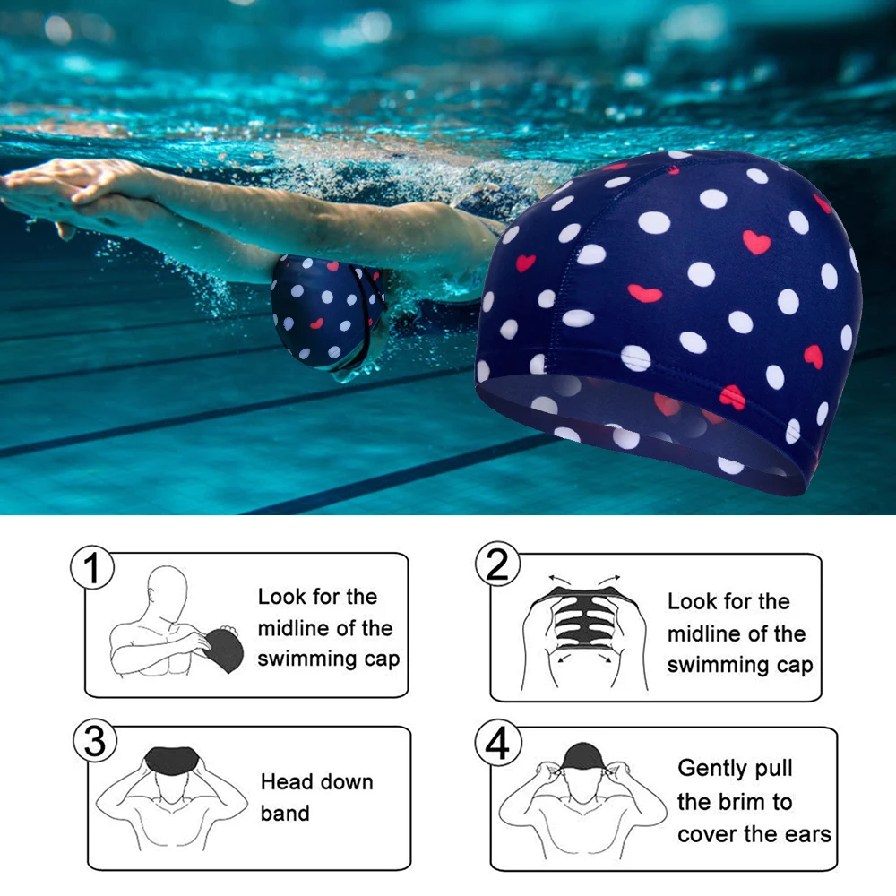 2 шт. эластичная Водонепроницаемая Защитная шапка для длинных волос спортивная