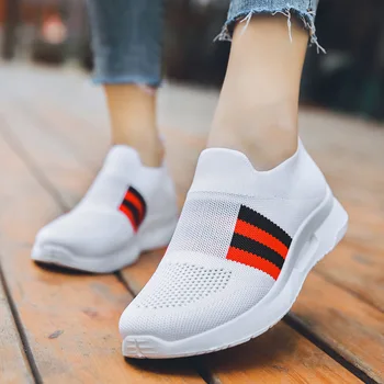 

Sneakers Women Casual Shoes New Fashion Lightweight Fly Knitted Sports Shoes Woman Breathable Sneakers Footwear Feminino