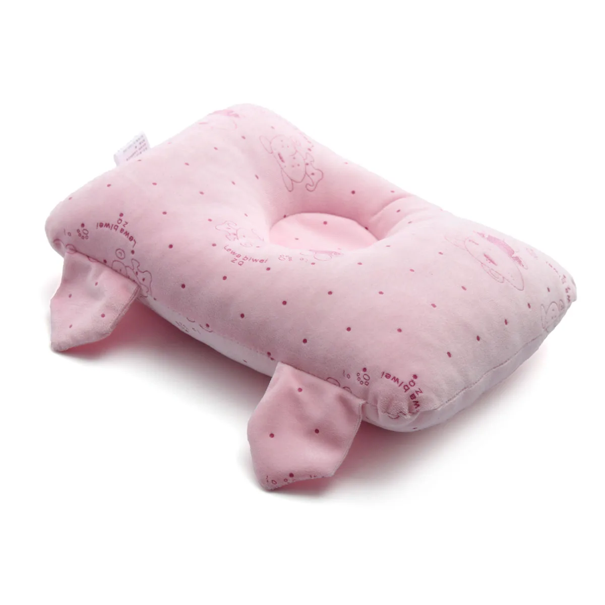 Pink 1 Детская мультяшная кроватка для новорожденных, подушка для детей, плоская голова, предотвращающая сон, подушка, подушка для позиционера, формирующая подушка, детские постельные принадлежности - Цвет: Pink 1