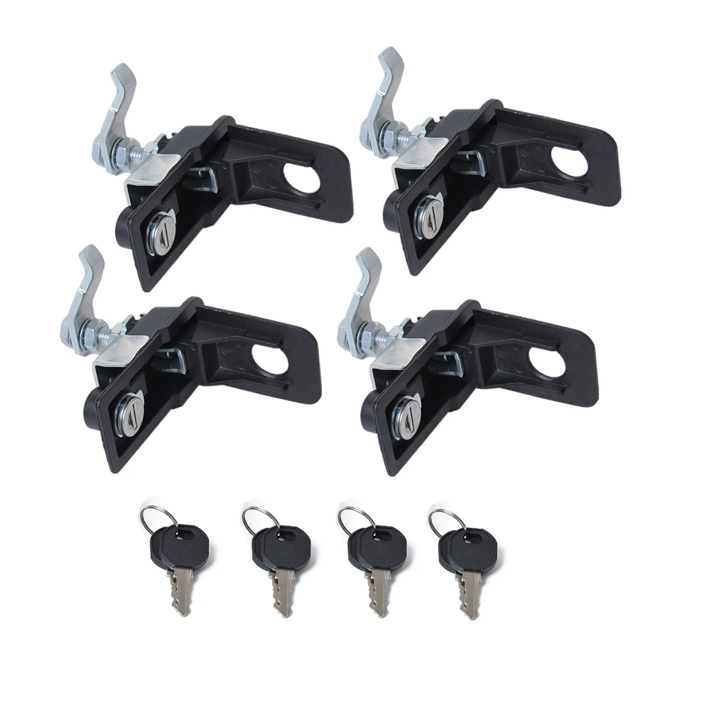 

4 Set Toolbox Lock Compression Lock Latch Trailer Luggage Locker Truck Caravan Canopies Locks Trunk Box Suitcase
