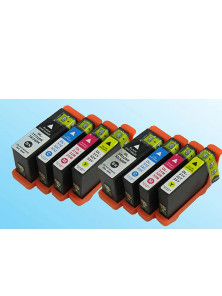 8x совместимые картриджи для 31, 32, 33, 34, V525w V725w принтер