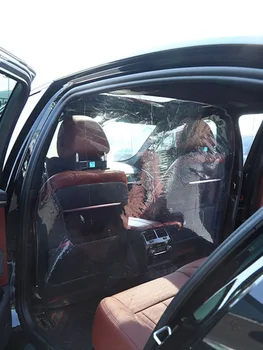

Transparent Car Anti Droplets Proof Screen PVC Protection Film Curtain For Taxi Driver Passenger Car Interior