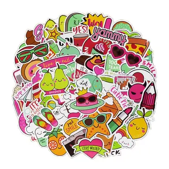 

100 SHEETS CARTOON CUTE GRAFFITI STICKER SUITCASE CAR SKATEBOARD DIY DECORATION WATERPROOF STICKERS