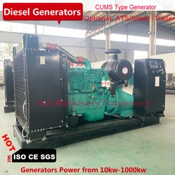 200KW Diesel Generator With CUMS 6LTAA8.9-G2  With Automatic Transfer ATS