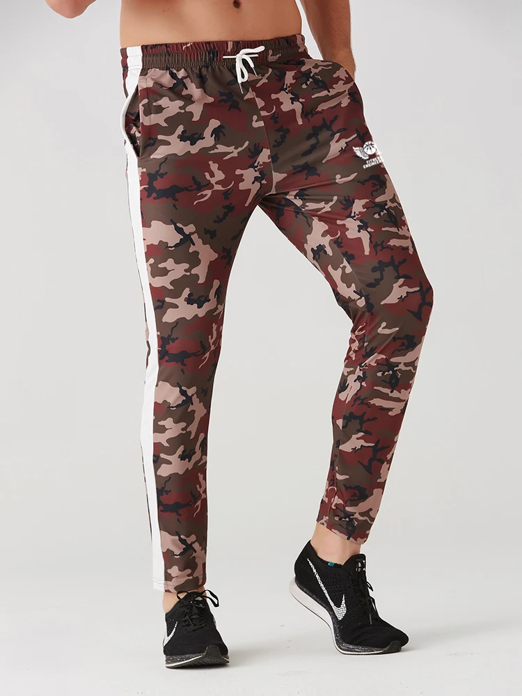 Joggers брюки мужские Новые камуфляжные тренировочные брюки Брендовые мужские брюки фитнес повседневные эластичные брюки бодибилдинг одежда