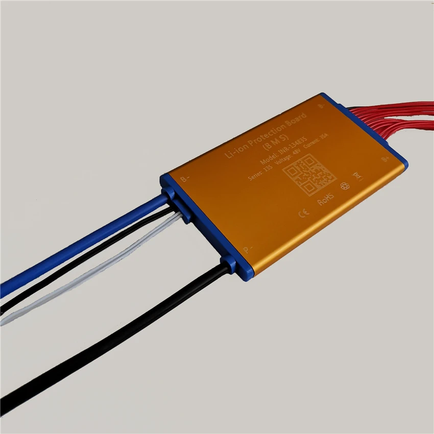 

1pcs/lot 13S 35A continuous discharge current Lithium BMS PCM PCB battery management system with same port and temp sensor