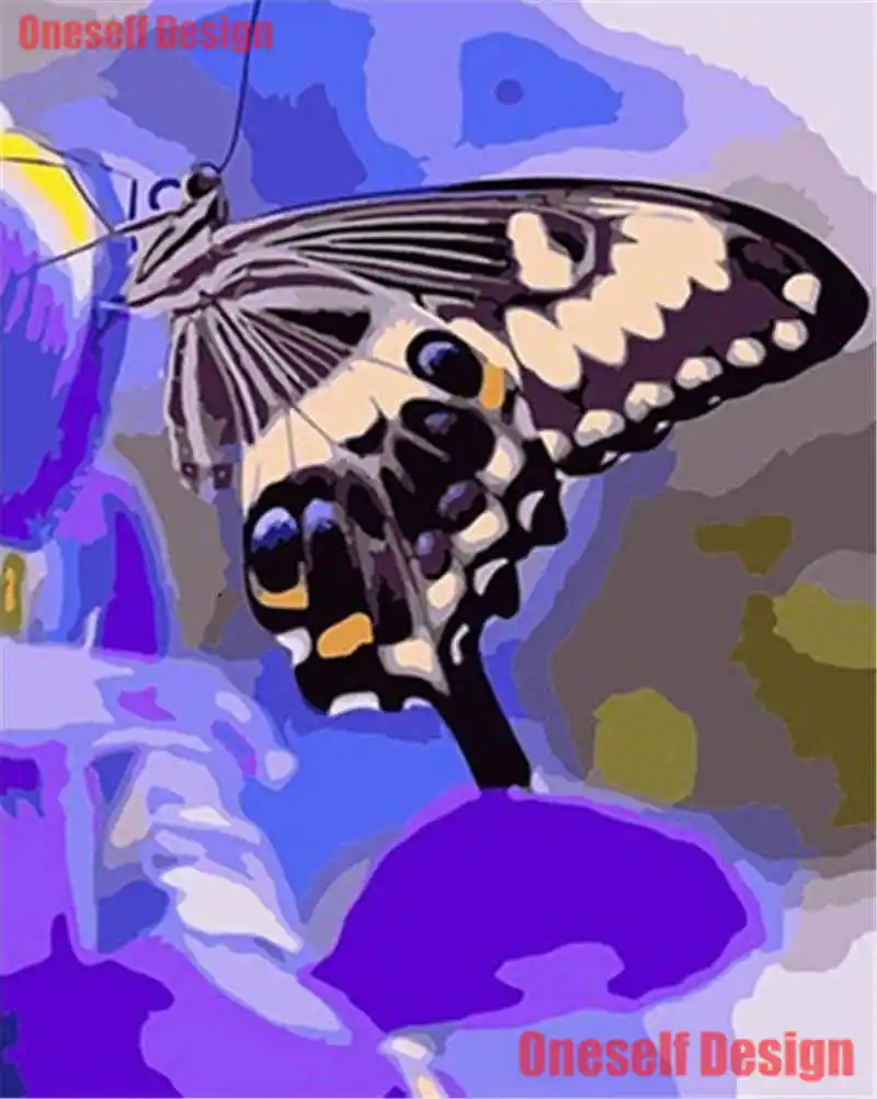 popular 5d diamond painting full square/round butterfly 5d diamond embroidery sale animal picture of rhinestones decoration home - Цвет: aa0181