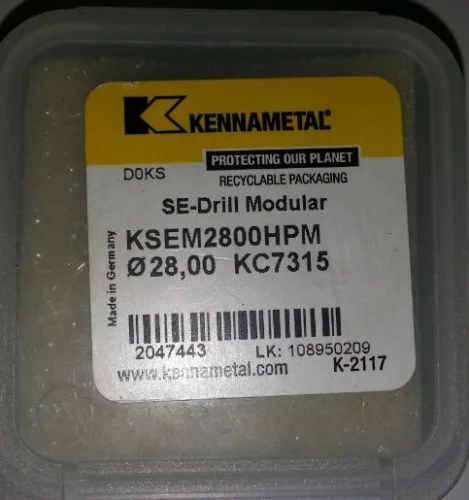 1 шт. KENNAMETAL KSEM2800HPM KC7315