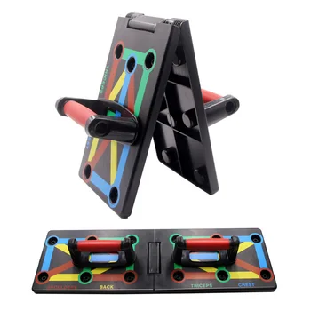 

9 In 1 Push Up Board Board With Handle Foldable Muscle Exercise Body Building Fitness Equipments Comprehensive Push Up Stand