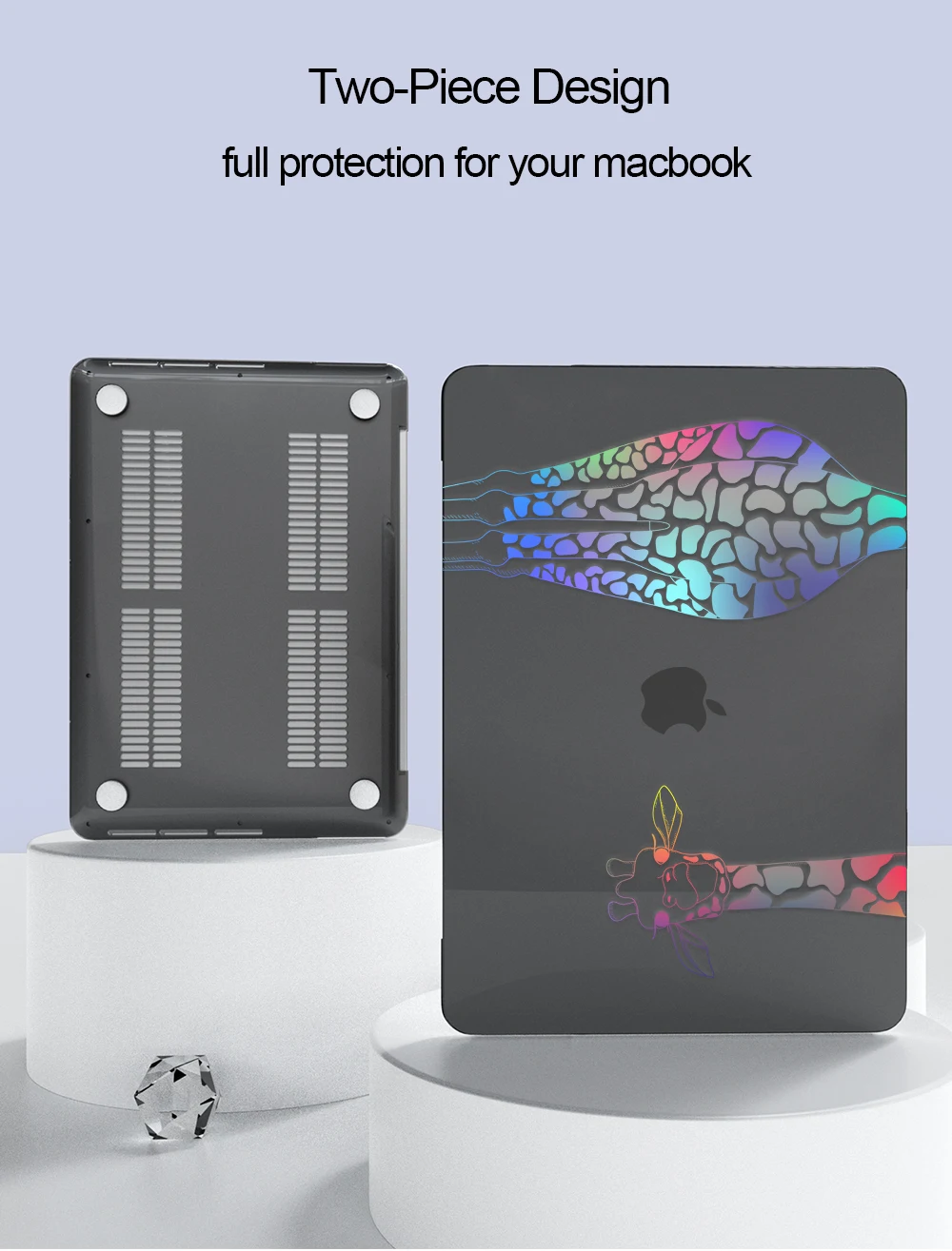 sanmubaba caso para macbook air impressão laser capa para notebook macbook pro touch id