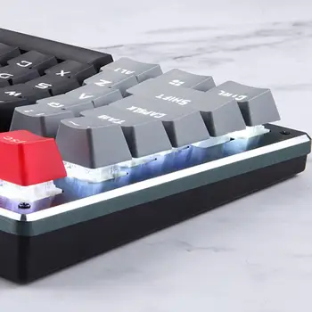 

Three-mode Connection Gaming Mechanical Keyboard Type-c Rechargeable 2.4G Wireless Laptop PC Keyboard Wired Bluetooth For G Q0I0