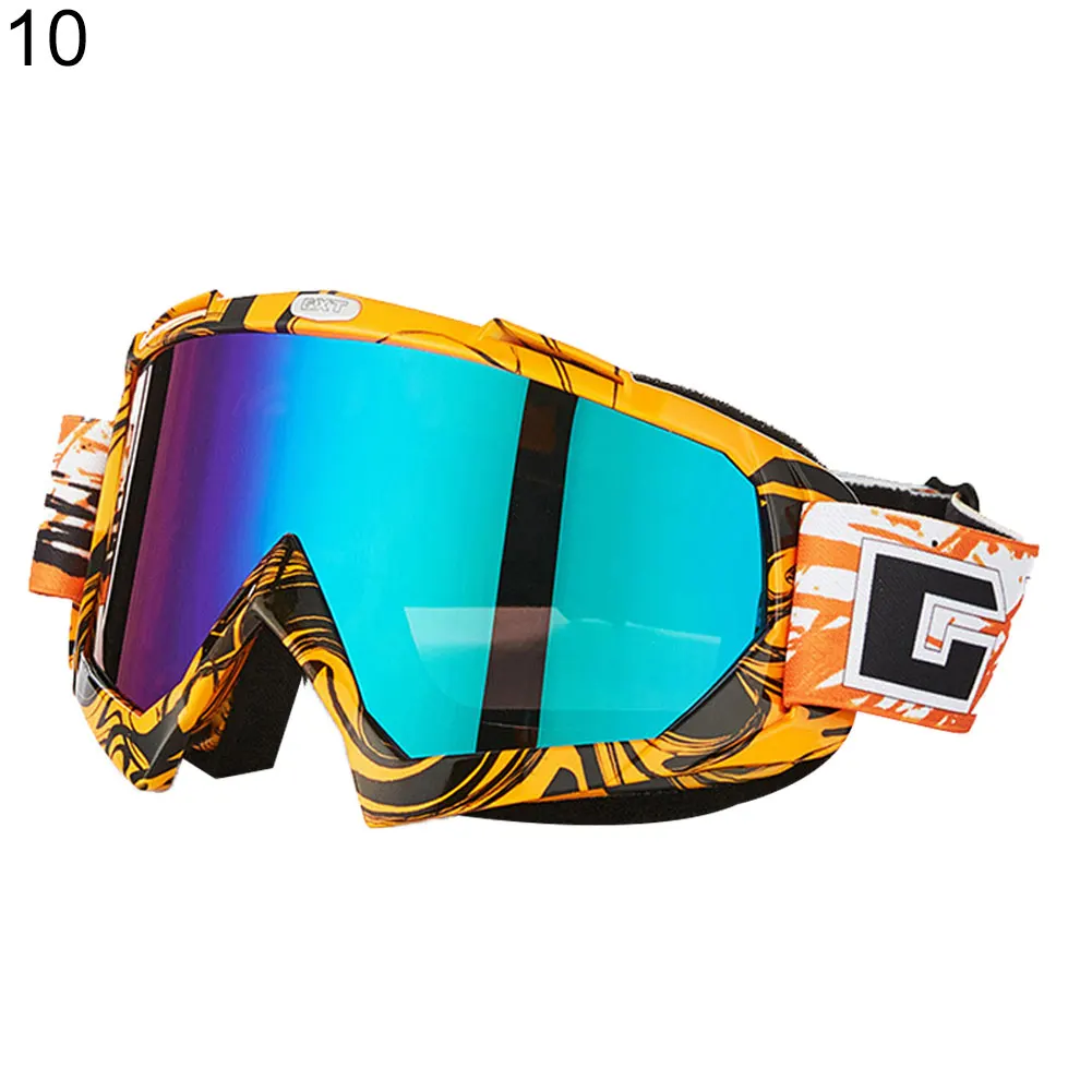 Модные зимние лыжные мотоциклетные анти-пылезащитные ветрозащитные УНИСЕКС Стильные прозрачные очки с защитой от УФ-лучей