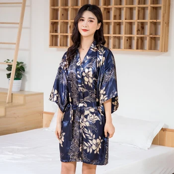 

loose Sleepwear Nightgown Sexy Women&men Wedding Robe Intimate Lingerie Night Dress Homewear Nightwear Home Clothing Kimono