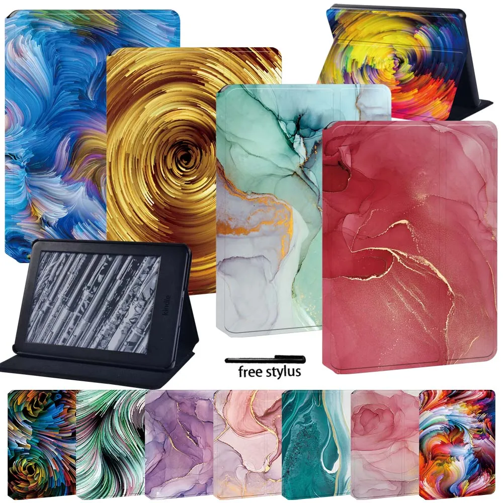 

Leather Tablet Stand Folio Case for Amazon Kindle Paperwhite 1 5th/2 6th/3 7th/4 10th/Kindle 8th/10th Wear Resistant Tablet Case