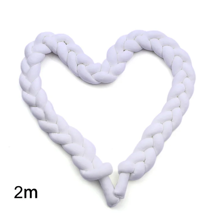Бампер для детской кровати, чистый тканый плюшевый узел, бампер для детской кроватки, детская кроватка, защищающий декор, высокое качество