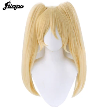 

ã€Ebingooã€‘Saionji Hiyoko Wig Danganronpa Cosplay Synthetic Heat Resistant Women Blonde Hair Hiyoko Saionji