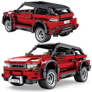 

813pcs City Pull Back Extreme Speed Off-Road Vehicle Building Blocks Technic Super Racing Sports SUV Car Bricks Kids Toys Gifts