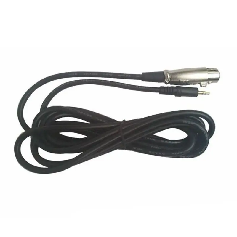 2,5 м XLR мама до 3,5 мм Джек Кабель AUX Соединительный кабель для микрофона Динамик Q39D