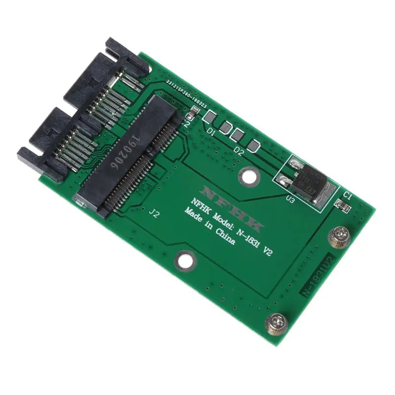 Mini PCIe PCI-e mSATA SSD до 1," Micro SATA интерфейс адаптер конвертер карты для ПК Компьютерные аксессуары