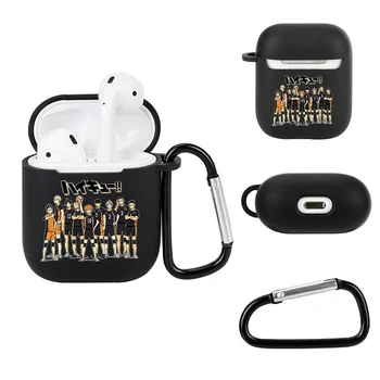 

Anime Haikyuu!! Character Airpod Case For Airpods 2 1 Cases For Air pod pro Clear Cute Soft Coque