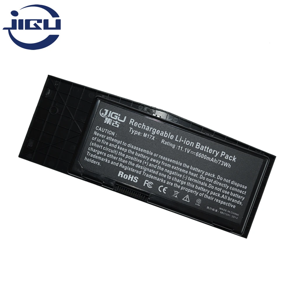 Новая батарея JIGU для ноутбука 318-0397 7XC9N C0C5M 451-11817 BTYVOY1 DELL Alienware M17X R3 R4 11 1 V 6600MAH |