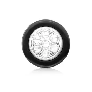 

2x 2\" Inch Clear White LED Round Clearance Side Marker Lights Truck Trailer 24V White Durable And Practical To Use